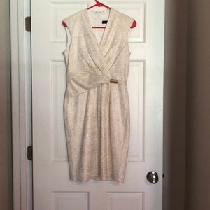 White and Gold. Size 4. Work once.